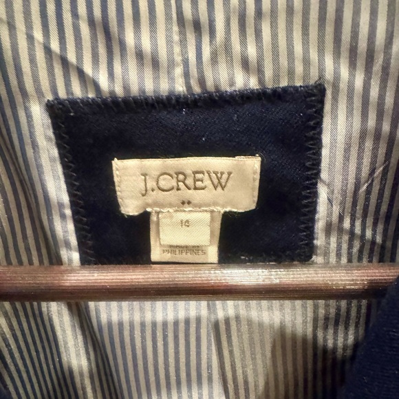 J. Crew Factory Original Schoolboy Blazer - Navy - Size 14 - EUC - Picture 3 of 6